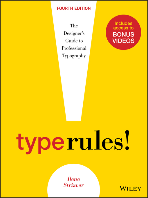 Title details for Type Rules, Enhanced Edition by Ilene Strizver - Available